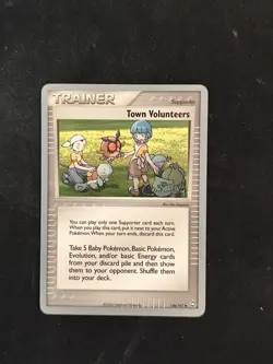 Pokemon card TOWN VOLUNTEERS AQUAPOLIS 2004 Fulop Championship 136/147 - Image 1