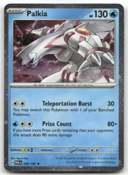 Palkia - (Cosmos Holo) Rare Miscellaneous Cards & Products 040/182 NM - Image 1