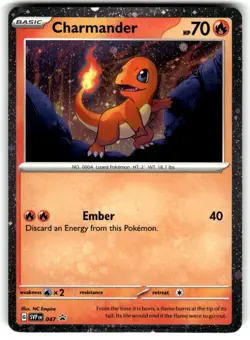 Charmander - (Cosmos Holo) Promo SV: Scarlet & Violet Promo Cards 047 NM - Image 1