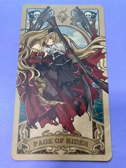 Fate Grand Order FGO Page of Rider Astolfo and Charlemagne Tarot Card Japanese - Image 2