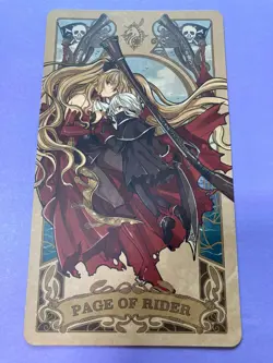 Fate Grand Order FGO Page of Rider Astolfo and Charlemagne Tarot Card Japanese - Image 3