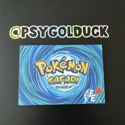 Pokemon Safari Pokemon Card TCG Peru Set Zapdos - Image 2