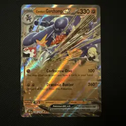 Pokemon TCG - Cynthia's Garchomp ex 104/182 Play Stamped Prize Pack Series 8 - Image 1