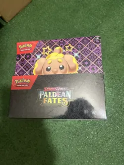 POKEMON TCG SCARLET & VIOLET PALDEAN FATES TECH STICKER COLLECTION SEALED CASE - Image 1