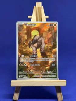Pokemon TCG - Terrakion 135/086 Illustration Rare - White Flare - Image 1