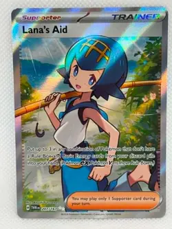 Pokemon Twilight Masquerade - Lana's Aid 207/167 - Ultra Rare - NM/M Condition - Image 1