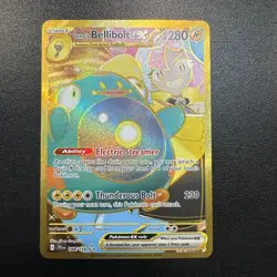 Pokemon Iono's Bellibolt ex 188/159 Sv09: Journey Together Holo Pre Owned - Image 1