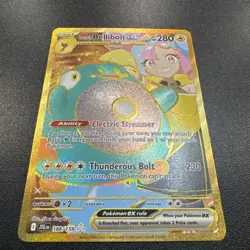 Pokemon Iono's Bellibolt ex 188/159 Sv09: Journey Together Holo Pre Owned - Image 2