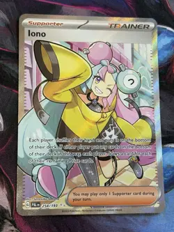 Pokemon Paldea Evolved #254/193 Iono Ultra Rare Holo - See photos - Image 1