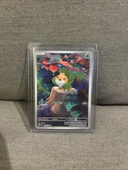 Sewaddle 087/086 Illustration Rare Pokemon SV White Flare Pack Fresh Near Mint - Image 1