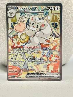 [#3 Chase Card!] Cinccino ex 119/086 Special Illustration Rare Chaos Rising - Image 1