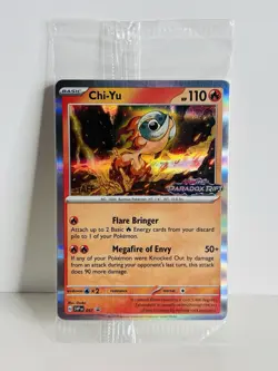 Paradox Rift Staff Promo 4 Card Pack Holo Rare Pokemon TCG (SEALED) - Image 2