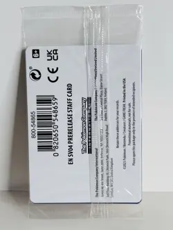 Paradox Rift Staff Promo 4 Card Pack Holo Rare Pokemon TCG (SEALED) - Image 3