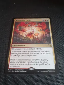MTG Magic: The Gathering Murders at Karlov Manor Warleaders Call Rare Card R0242 - Image 1