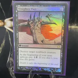 Magic the Gathering - Slaughter Pact - Modern Masters - Foil MTG - LP - English - Image 1