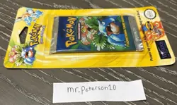 1999 Pokemon TCG Base Set Unlimited Sealed Booster/Blister Pack WOTC - Venasaur - Image 3