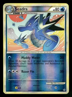Seadra 40/95 Reverse Holo HGSS Unleashed Pokemon Card - 1 - Image 1