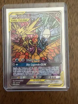 Pokemon Moltres Zapdos Articuno GX Tag Team Sm210 - Image 1