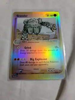 2003 Pokemon Card Graveler Reverse Holo Uncommon EX Dragon 29/97 - Image 1