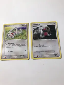 2X Slakoth 63/108 -99/123 Non Holo Vintage Pokemon Card- Ex Power Keepers NM - Image 2