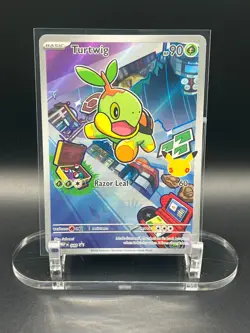 2026 Pokemon MEP EN Turtwig 040 Black Star Promo **Fresh Pull** - Image 1