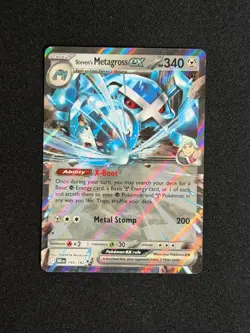 Steven's Metagross ex 145/182 Double Rare Destined Rivals Pokemon Holo Near Mint - Image 1