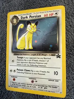 Pokemon TCG Dark Persian Holo Black Star Promo 17 NM - Image 2