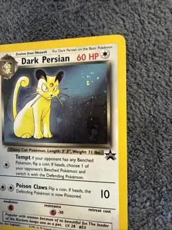 Pokemon TCG Dark Persian Holo Black Star Promo 17 NM - Image 4