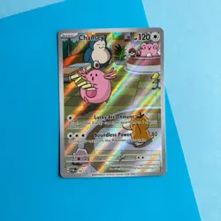 Pokemon TCG Chansey #187 Twilight Masquerade Illustration Rare M/nmCondition Eng - Image 1