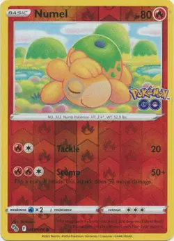 Numel 13/78 Reverse Holo | Pokemon GO | Pokemon Card - Image 1