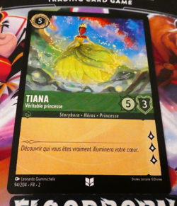 LORCANA TRADING CARD GAME TCG DISNEY CHAPITRE 2 CARTE TIANA 94/204 FR NM - Image 1