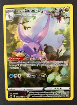 Hisuian Goodra GG21/GG70 Galarian Gallery Crown Zenith HOLO Pokemon Card NM - Image 1