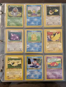 Pokemon Card Binder Lot 79 Cards Vintage WotC EX Era Holo Rare Collection TCG - Image 1