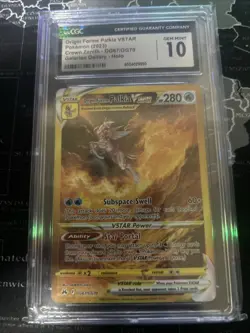Pokemon CGC 10 Crown Zenith Galarian Gallery Origin Forme Palkia VSTAR GG67/GG70 - Image 1