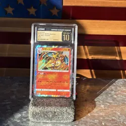 Pokemon TCG CGC Pristine 10 Charizard #013/095 Tag Bolt Holo JP 2018 - Image 1