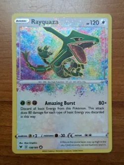 Pokemon TCG Amazing Rare Lot Rayquaza 138/185 & Celebi 009/185 Vivid Voltage NM - Image 2