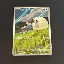 Pokemon TCG Hop's Wooloo 170/159 Illustration Rare Journey Together NM Condition - Image 2
