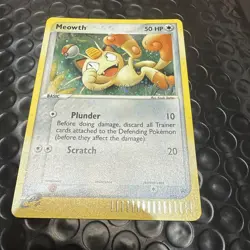 Meowth E Reader Nintendo Black Star Promo 013 Pokemon TCG 2003 - Image 1