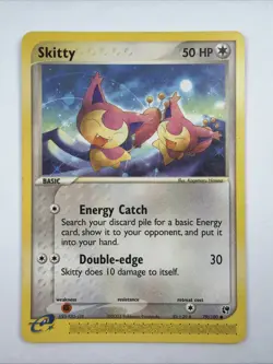 Skitty 79/100 LP Sandstorm EX Normal Pokemon 2003 - Image 1