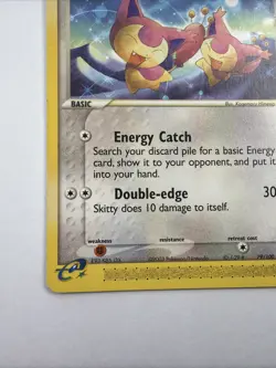 Skitty 79/100 LP Sandstorm EX Normal Pokemon 2003 - Image 3