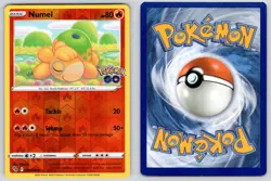 Numel 013/078 Reverse Holo Common Pokemon GO Pokemon Near Mint - Image 3