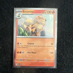 ARCANINE - Scarlet & Violet Promo 11 - Cosmos Holo -NM Pokemon Card - Image 1
