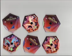 Disney Lorcana Fabled Trove Contents Lore Counter Dice Card Foil Dividers LOT 16 - Image 1