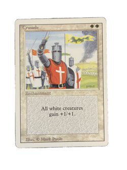 MtG x1 Cru Sade Revised Magic The Gathering (see card in pic) - Image 1