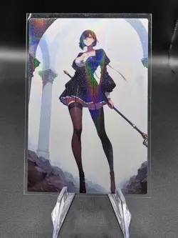Lee Bora Solo Leveling Holographic Anime Collectible Trading Card - Image 2