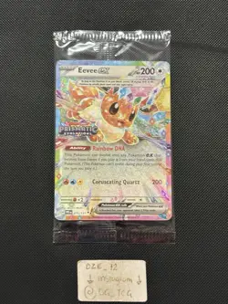 SEALED Stamped Promo Pokemon Prismatic Evolutions - Eevee Ex - 075/131 - MINT - Image 1