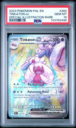 Pokemon Tinkaton EX 262/193 Paldea Evolved Special Illustration PSA 10 Gem Mint - Image 1