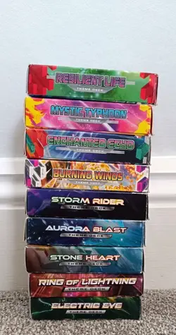 Pokemon x9 TCG XY Theme Deck Roaring Skies Flashfire Breakpoint Furious Fist LOT - Image 2