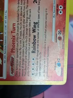 Ho-Oh - 10/132 - Holo Rare - Pokemon Secret Wonders 2007 NM/LP - Image 5