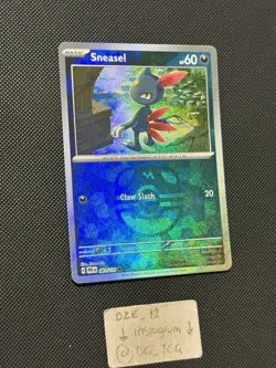 Pokemon Prismatic Evolutions - Sneasel - 061/131 - Master Ball Reverse - M/NM - Image 1